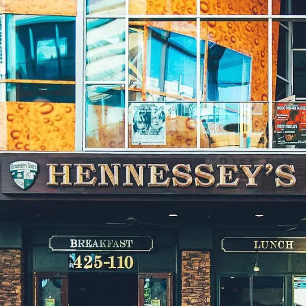 This is a picture of Irish Pub Hennesseys Tavern in Downtown Las Vegas
