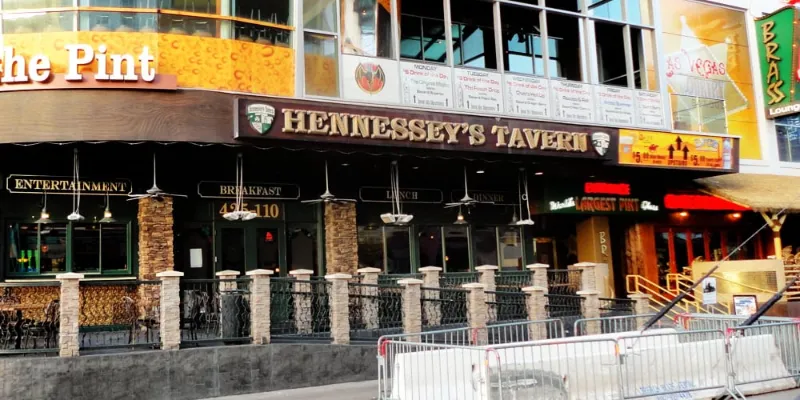 This is a picture of Irish Pub Hennesseys Tavern Downtown Las Vegas