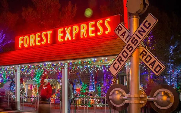This is an image of the The Forest Express at the Magical Forest of Opportunity Village