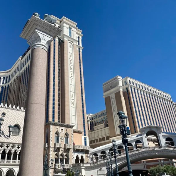 A view of the Venetian Resort Las Vegas Exterior