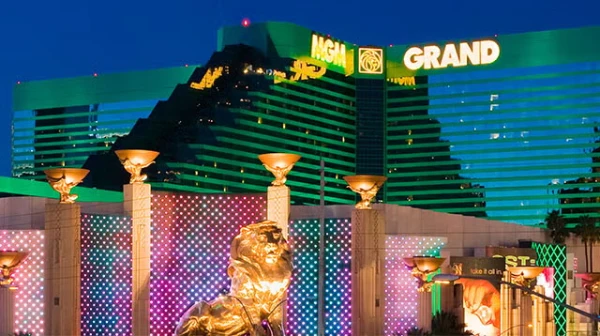 Tis is an exterior View of the MGM Grand Las Vegas