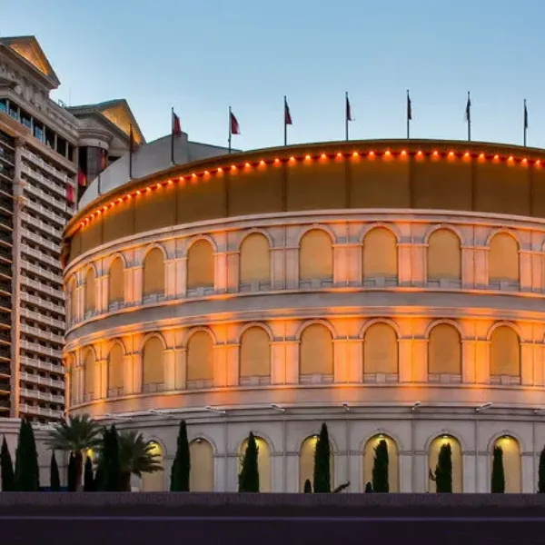 This is a picture of the exterior of The Colosseum at Caesars Palace Las Vegas