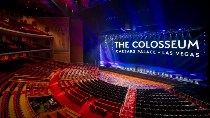This image is of The Colosseum at Caesars Palace Las Vegas 