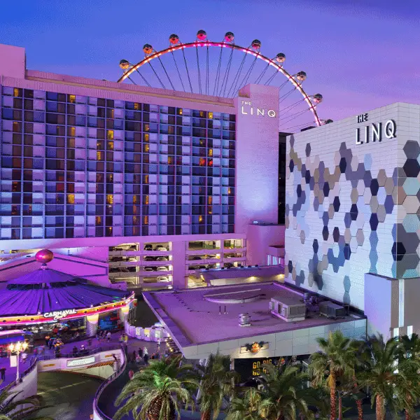 The LINQ Las Vegas Hotel and Casino center strip