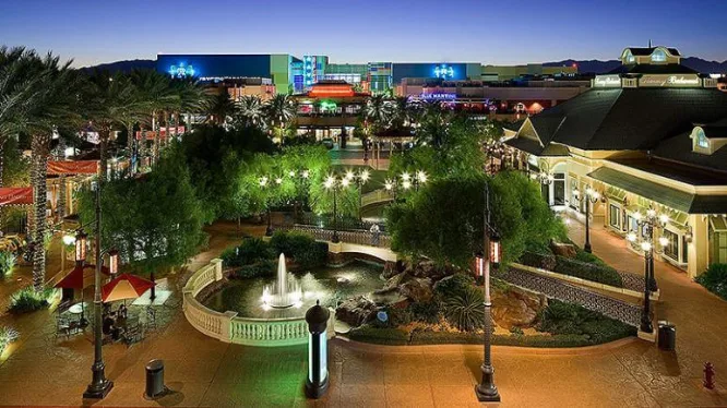 This is Town Square Park at Town Square Las Vegas