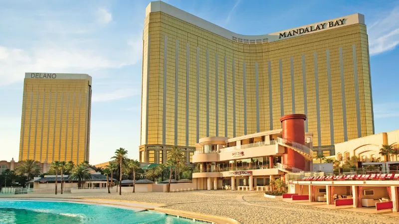 This is the Mandalay Bay Resort and Casino Las Vegas