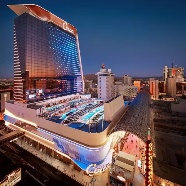 A view of the Circa Las Vegas Resort's Exterior