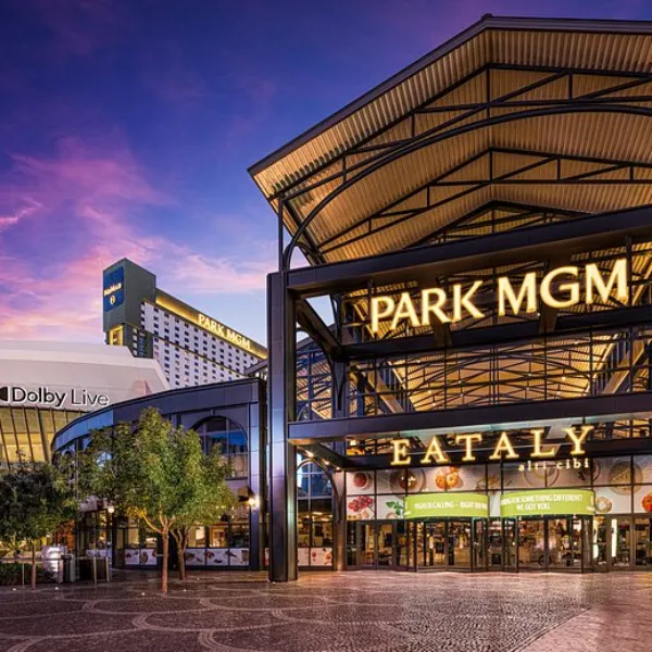 This is a photo of the exterior of the Park MGM Hotel in Las Vegas