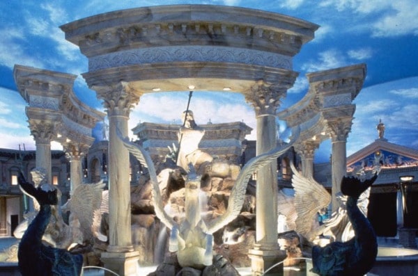fountain of the gods caesars palace