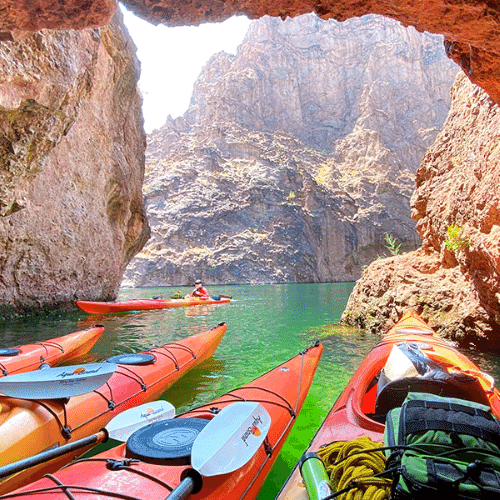 Blazin Paddles Kayak Tours in Black Canyon Colorado River