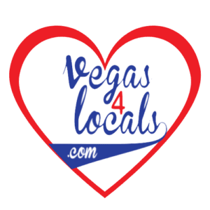 this is a red and blue Vegas4Locals Heart Logo