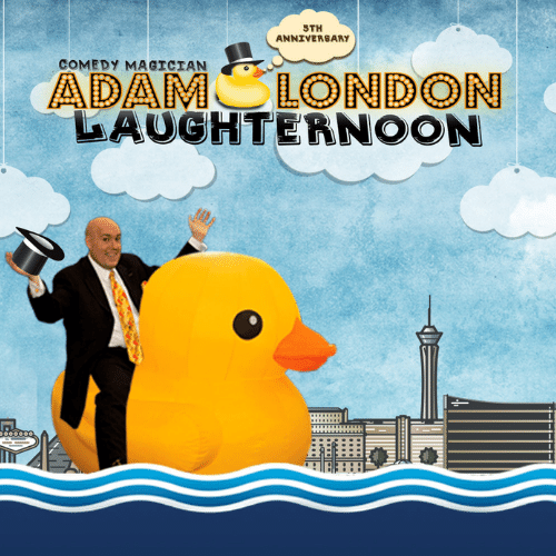 Adam London Laughternoon magic show discount tickets Las Vegas comedy at the orleans hotel