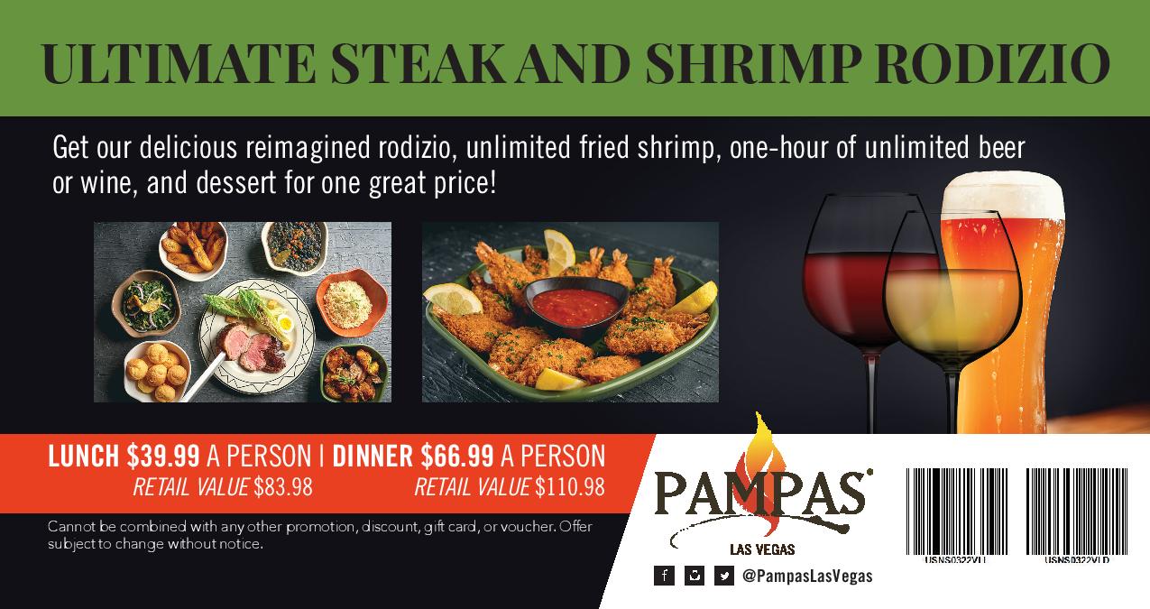 Pampas Las Vegas Brazilian Grille Discount Coupon