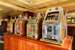 Antique Slot Machines at Main Street Station in Las Vegas