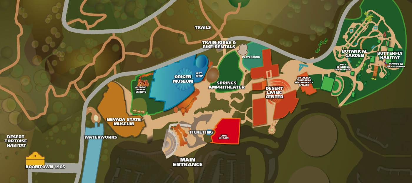 Springs Preserve Map