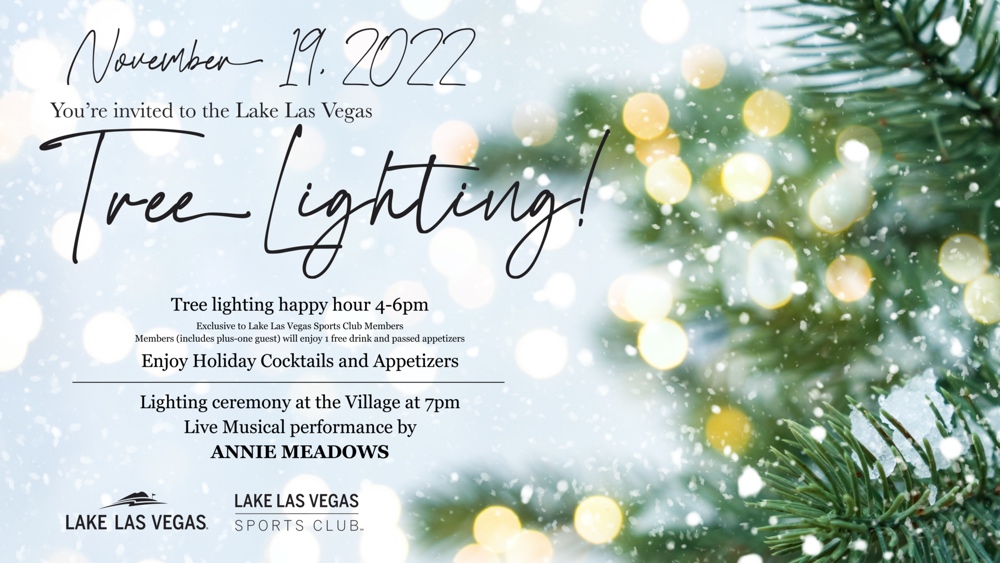 Lake Las Vegas Tree Lighting