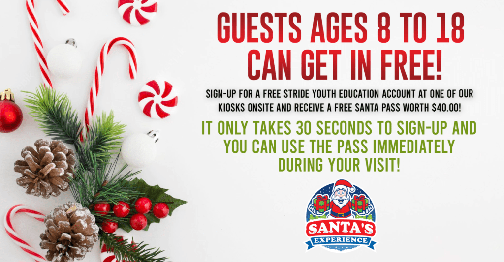 santas experience kids offer free tickets