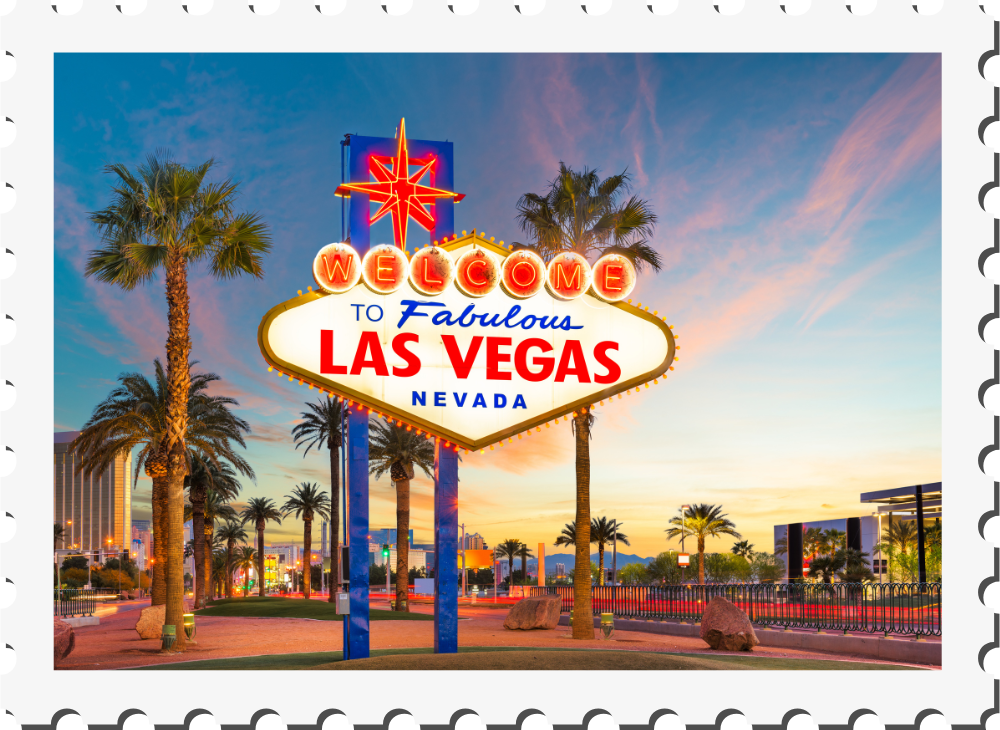 Las Vegas Sign Postcard