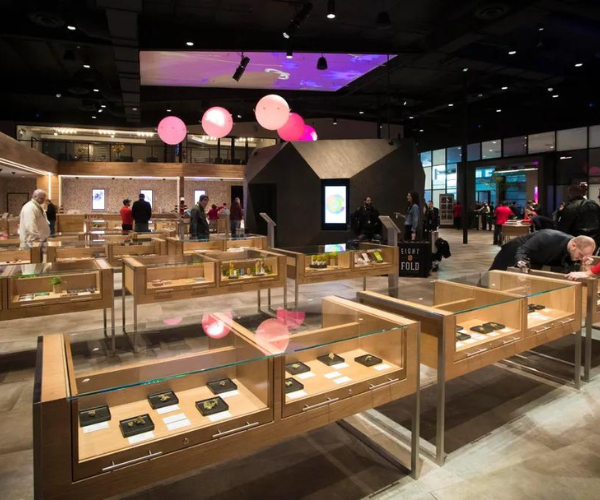 This is a picture of the Planet 13 Cannabis Dispensary in Las Vegas