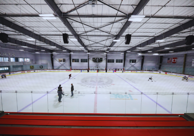 Lifeguard Arena ice skating rink - The official practice facility of the Henderson Silver Knights