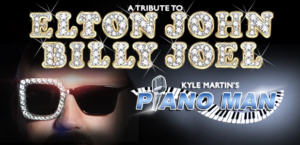 Piano Man tribute artist Kyle Martin performing Elton John and Billy Joel in Las Vegas
