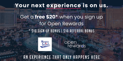 The card for the Open Rewards Las Vegas Sign Up Bonus