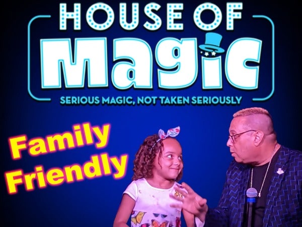 A performance at House of Magic in Las Vegas