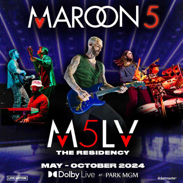 maroon 5 concert event las vegas 2024