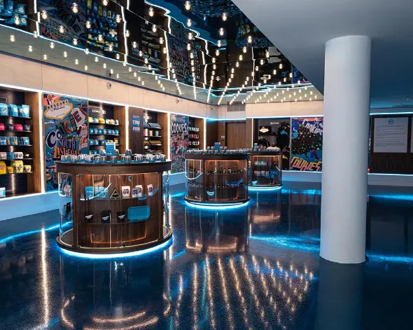 A picture of the inside of Cookies Dispensary on the Strip