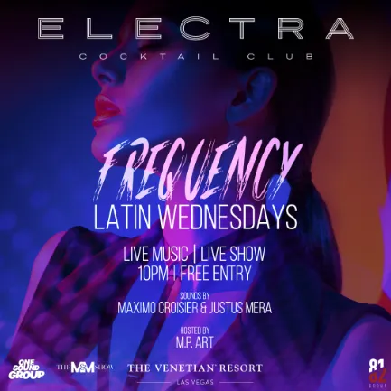 Electra Cocktail Club Frequency Latin Wednesdays