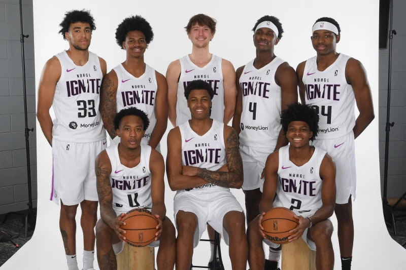 The NBA G League Ignite Team Picture