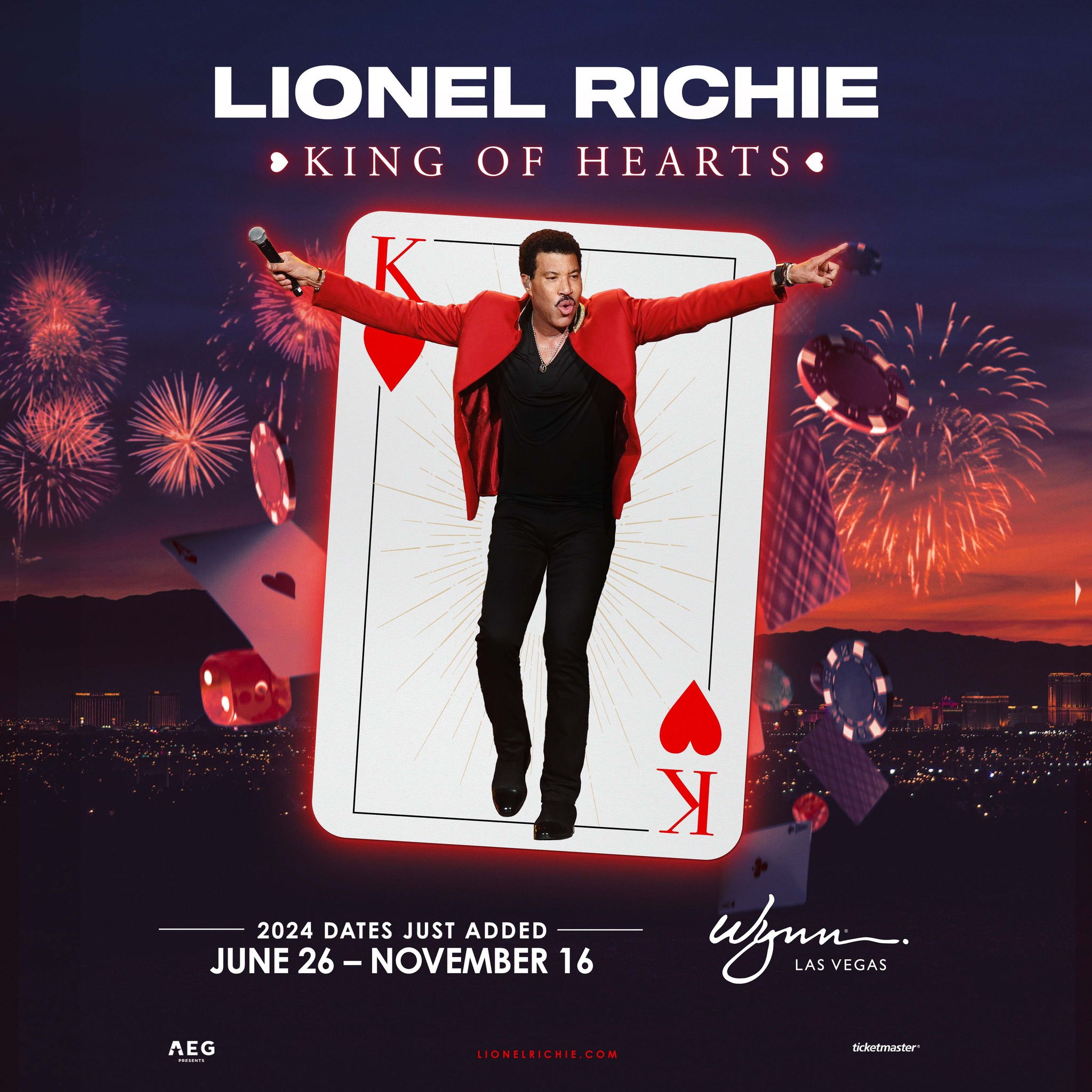 LIONEL RICHIE LAS VEGAS CONCERT TICKETS