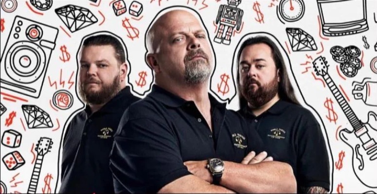 A photo of the Pawn Stars guys from Gold Silver Pawn Shop in Las Vegas