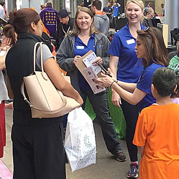 This is a picture of attendees at the Senior Expo in Las Vegas