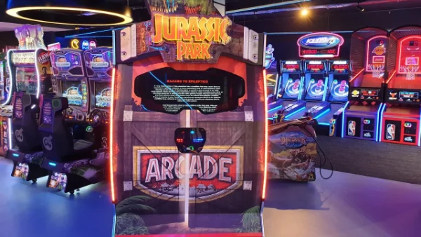 This is a picture of the entrance to the video game arcade at the Gold Coast Hotel & Casino in Las Vegas