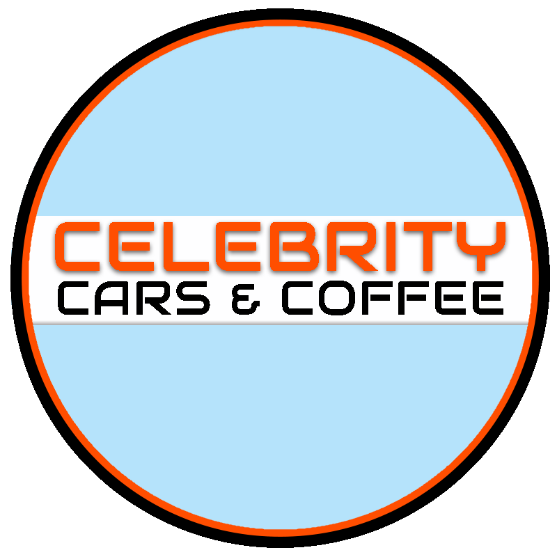 The Celebrity Cars logo in blue and orange colors