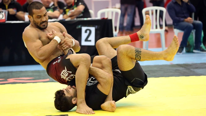Wrestlers competing in the Abu Dhabi Combat Club 2024