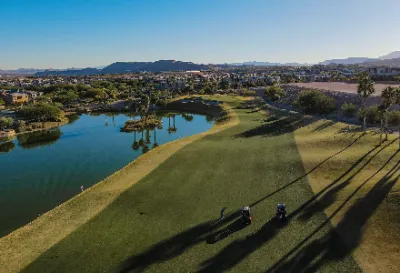 This is an image of the golf course at Bears Best Golf Club in Las Vegas