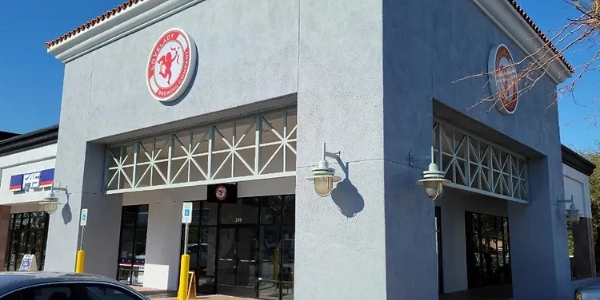 This is an image of the Lovelady Brewing Company's Taproom at the Pebble Marketplace in Green Valley Henderson