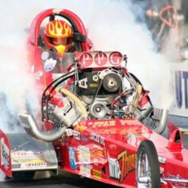 This is a hot rod from the NHRA called Nitro Thunder