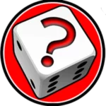 This is an image of a game die with a question mark on it which is the logo for the Number One Escape Room in Las Vegas