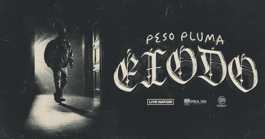 This is a banner ad for Peso Puma Exodo Tour