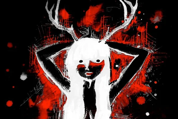 This is some artwork from the escape room called The Shed. It is is Las Vegas.