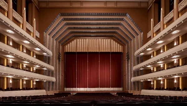 This is a picture of the main auditorium at The Smith Center of the Performing Arts in Las Vegas