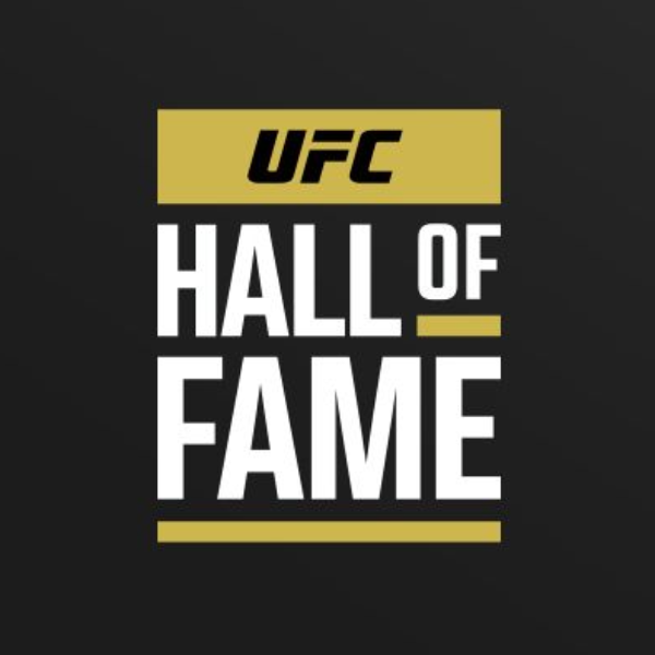 This is a sign saying ufc-hall-of-fame