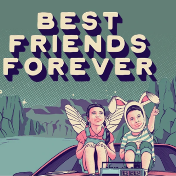 This is a poster for the Best Friends Forever BFF Music Fest in Las Vegas