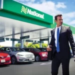 This is an image of a National Car Rental center