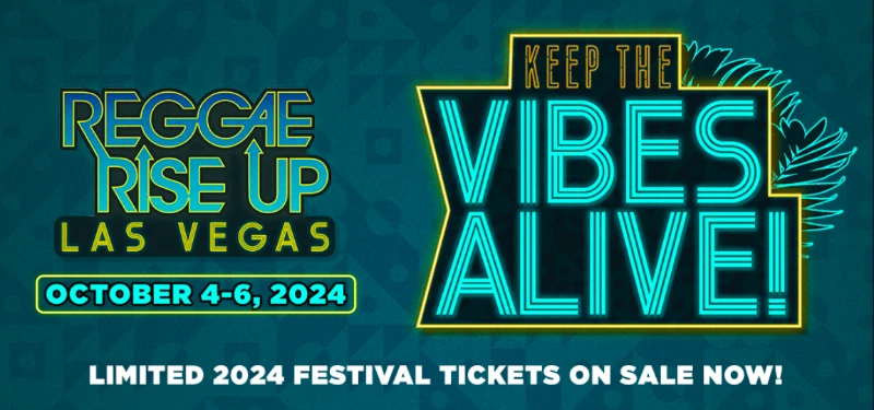 Cojcert poster for the Reggae Rise Up Music Festival Vegas