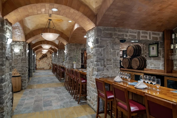 This is an image of the Rio Hotel's Wine Cellar Tasting Room in Las Vegas