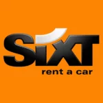 This is a square Sixt Rent A Car LOGO